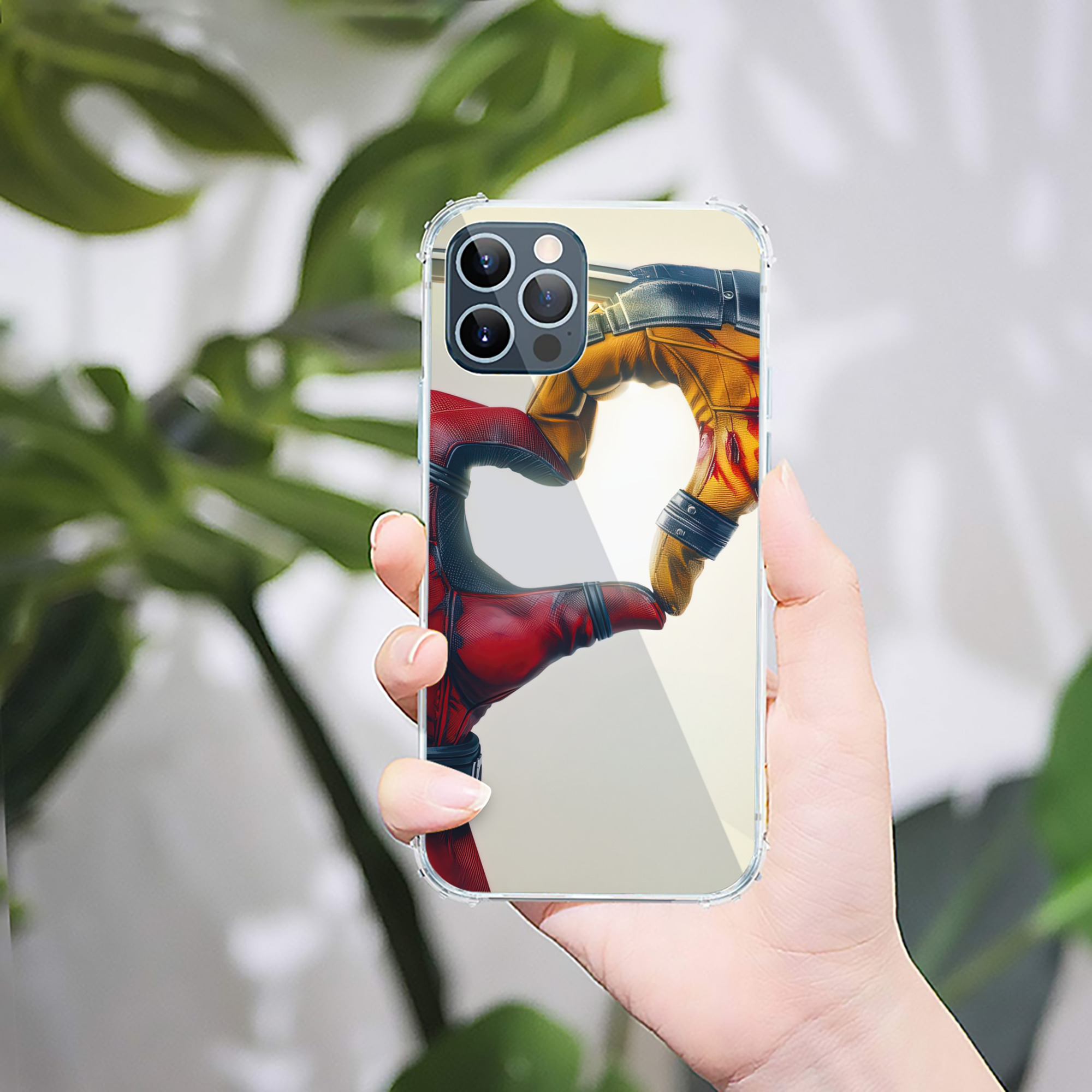 （画像用） Deadpool デッドプール 【iPhone 12シリーズ対応】透明スマホケース（クリアソフトケース）